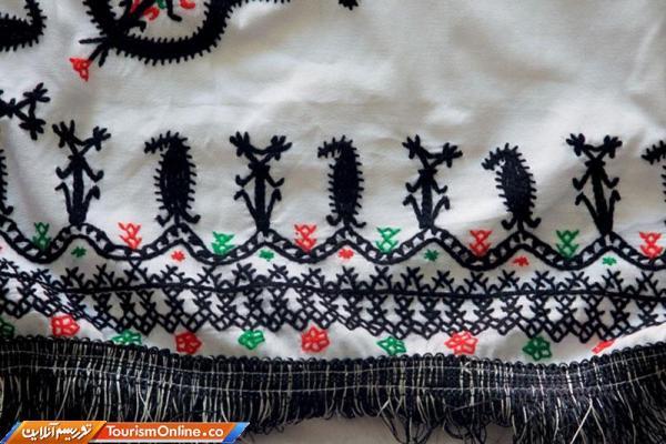سیاه دوزی شاهکوه هنری برگرفته از طبیعت سیاه دوزی شاهکوه هنری برگرفته از طبیعت
