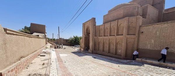پایان مرمت و ساماندهی حریم درجه یک مسجد جامع تاریخی فرومد سرانجام بازسازی و ساماندهی حریم درجه یک مسجد جامع تاریخی فرومد