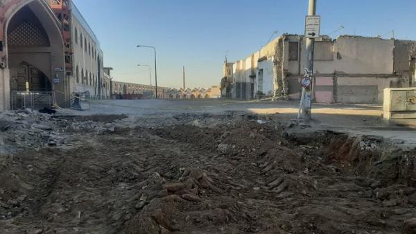 باستان شناسان در گذر کمر زرین اصفهان مستقر شدند باستان شناسان در گذر کمر زرین اصفهان مستقر شدند